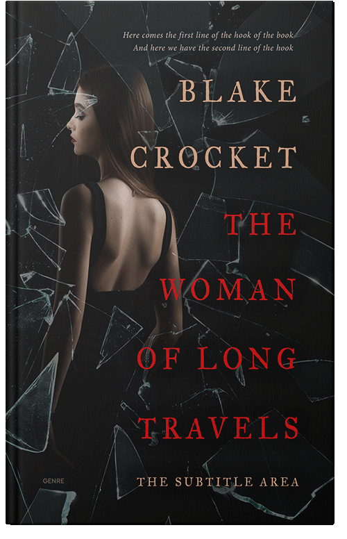 Front view of Premade Mystery & Thriller & Suspense Book Cover - Woodsmoke