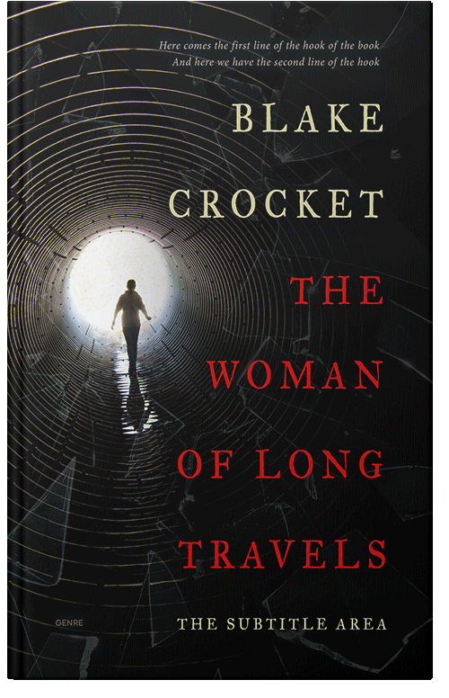 Front view of Premade Mystery & Thriller & Suspense Book Cover - Woodsmoke