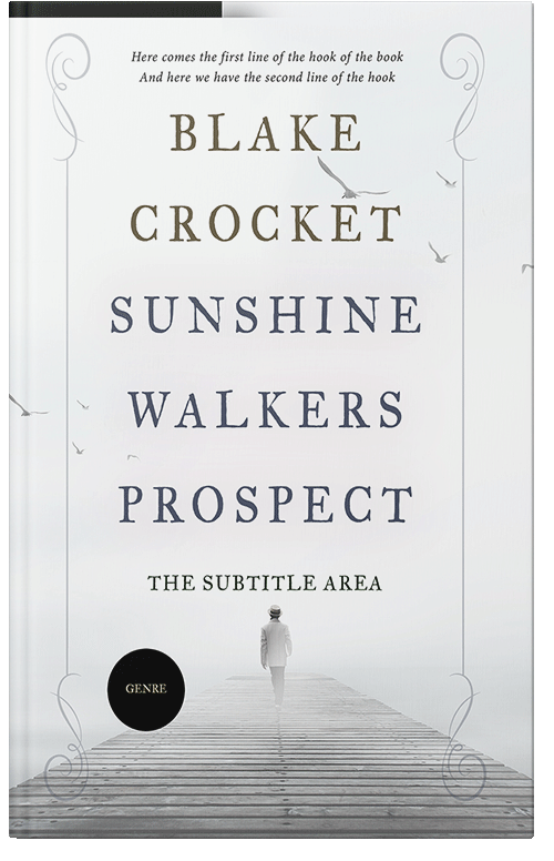 Front view of Premade Literary Fiction Book Cover - Athens Gray