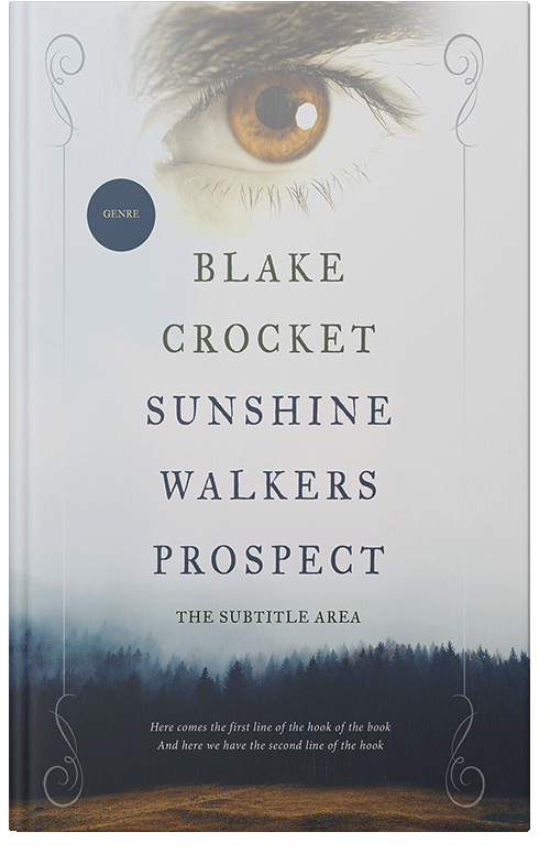 Front view of Premade Mystery & Thriller & Suspense Book Cover - Iron