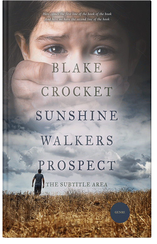 Front view of Premade Mystery & Thriller & Suspense Book Cover - Silver Rust