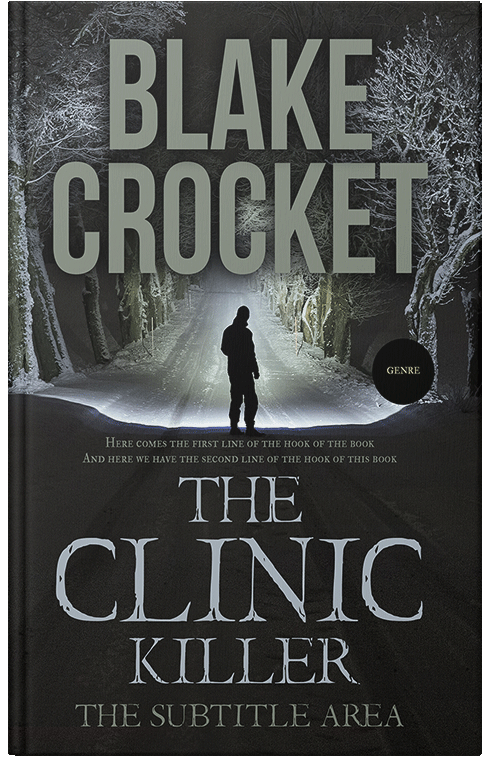 Front view of Premade Mystery & Thriller & Suspense Book Cover - Heavy Metal