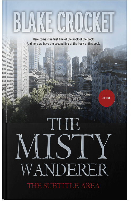 Front view of Premade Mystery & Thriller & Suspense Book Cover - Woodsmoke