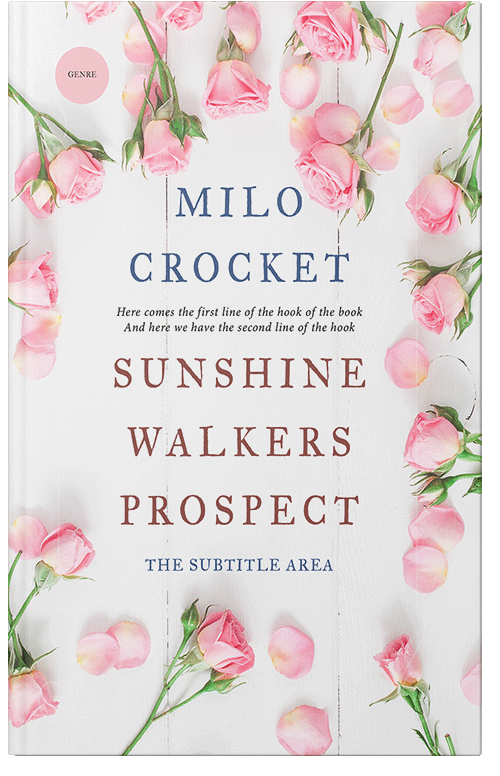 Front view of Premade Romance Book Cover - Dawn Pink