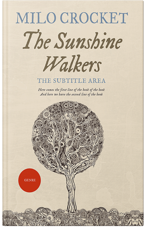 Front view of Premade Poetry Book Cover - Aths Special