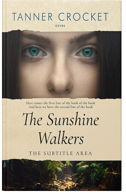 Front view of Premade Mystery & Thriller & Suspense Book Cover - Log Cabin