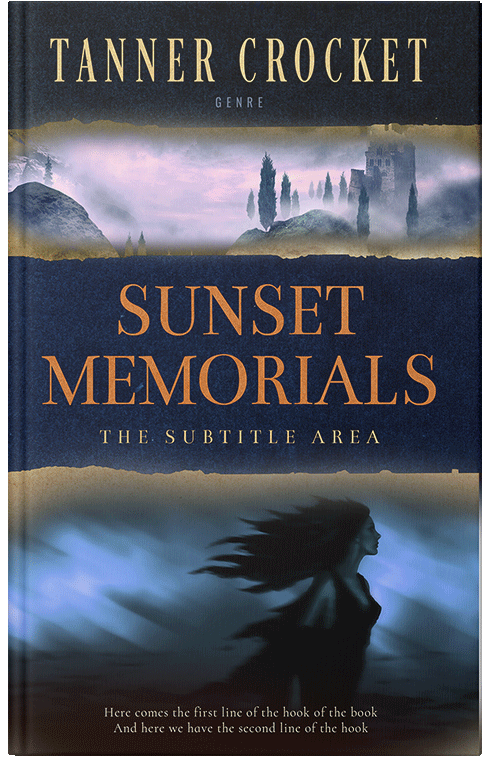 Front view of Premade Mystery & Thriller & Suspense Book Cover - Ebony Clay