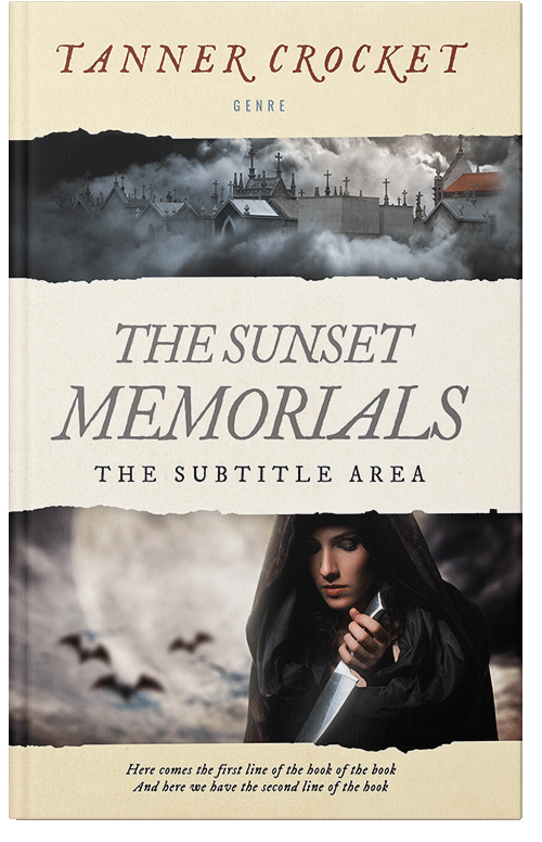 Front view of Premade Mystery & Thriller & Suspense Book Cover - Shark