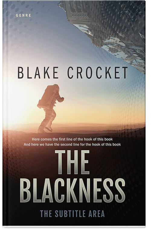 Front view of Premade Science Fiction Book Cover - Stark White