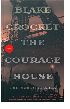 Pre Made Book Cover Outer Space