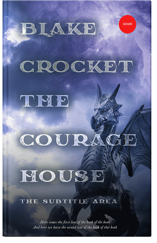 Front view of Premade Fantasy Book Cover - East Bay