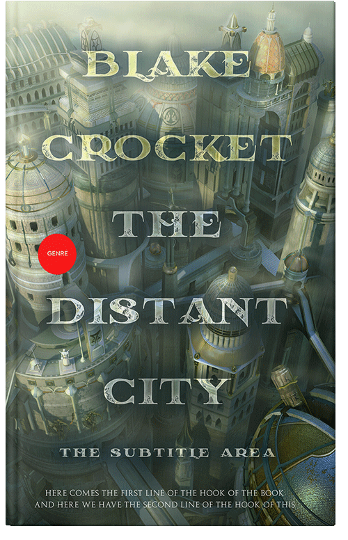 Front view of Premade Science Fiction Book Cover - Nandor