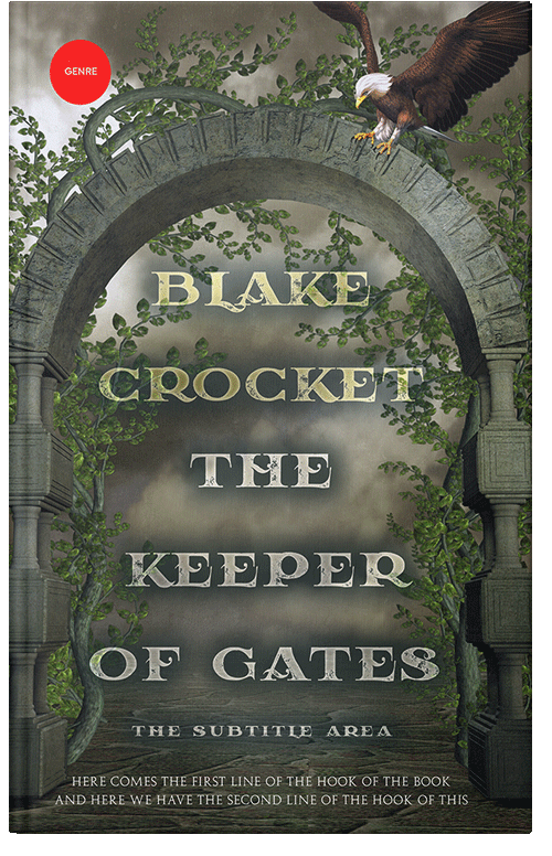 Front view of Premade Fantasy Book Cover - Kelp