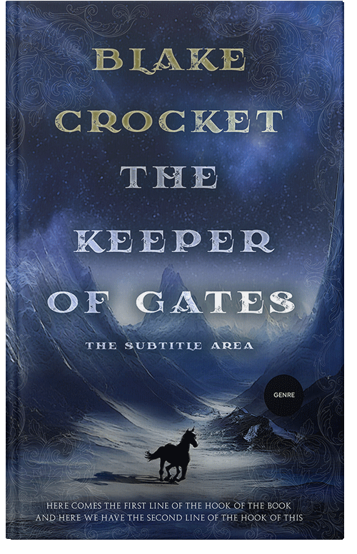 Front view of Premade Fantasy Book Cover - Cloud Burst