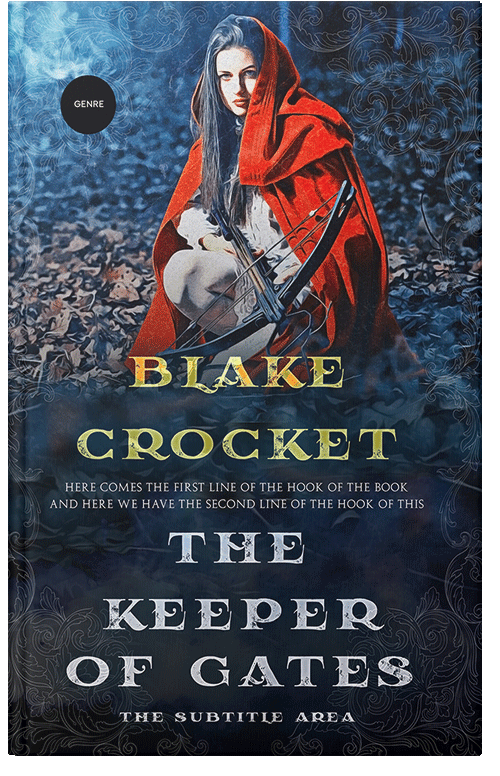 Front view of Premade Fantasy Book Cover - Mirage