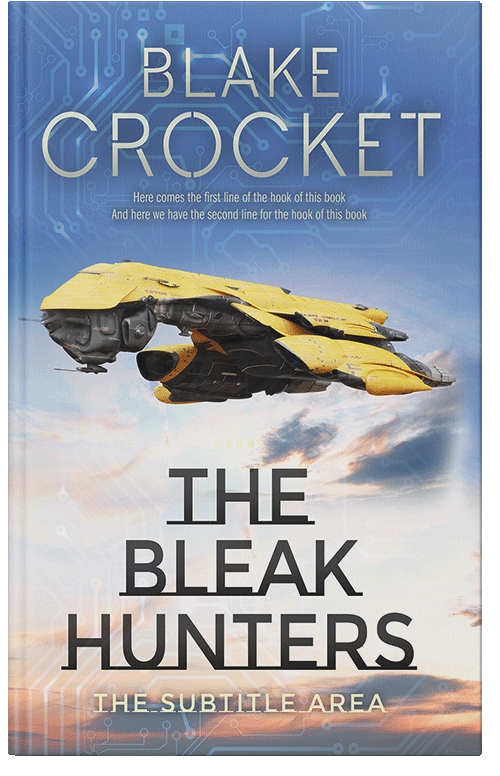 Front view of Premade Science Fiction Book Cover - East Bay