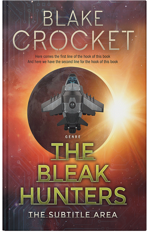 Front view of Premade Science Fiction Book Cover - Ironstone