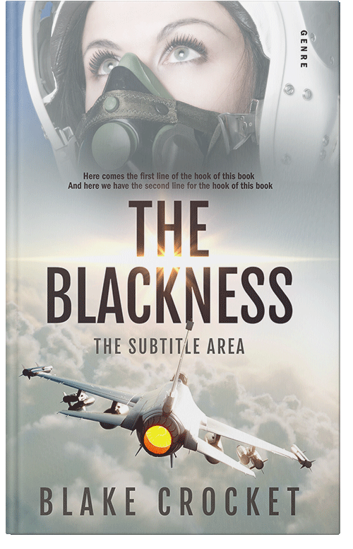 Front view of Premade Science Fiction Book Cover - Quill Gray