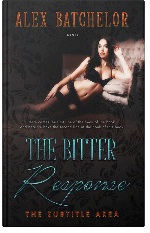 Front view of Premade Erotica Book Cover - Cod Gray