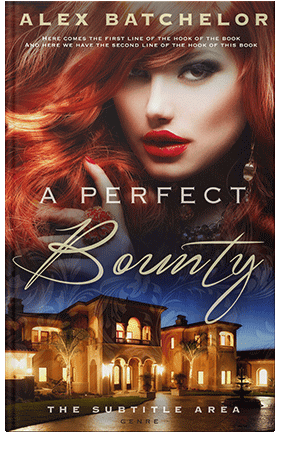 Pre Made Book Cover Cocoa Bean