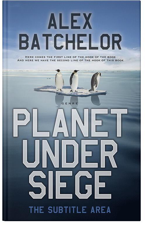 Front view of Premade Apocalyptica Book Cover - Rhino