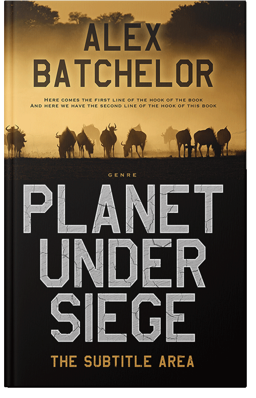 Front view of Premade Environment & Ecology Book Cover - Tan