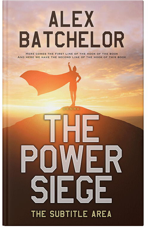 Front view of Premade Self-Improvement & Self-Help Book Cover - Deep Oak