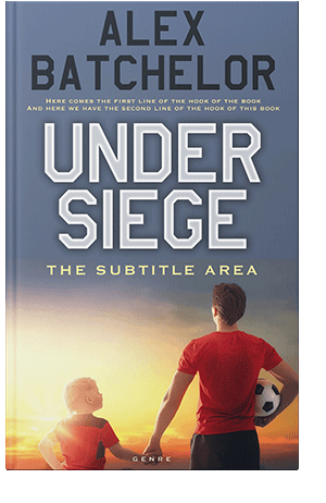 Pre Made Book Cover Pale Sky