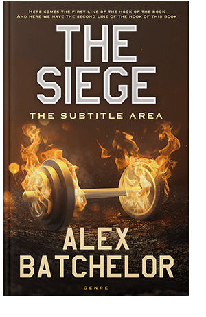 Pre Made Book Cover Graphite