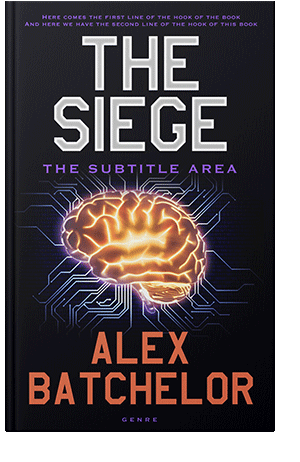 Pre Made Book Cover Ebony