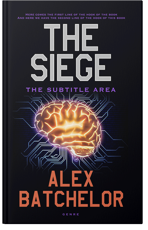 Front view of Premade Science Fiction Book Cover - Ebony