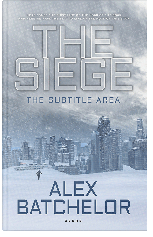 Front view of Premade Apocalyptica Book Cover - Heather