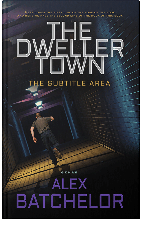 Front view of Premade Action & Adventure Book Cover - Cinder