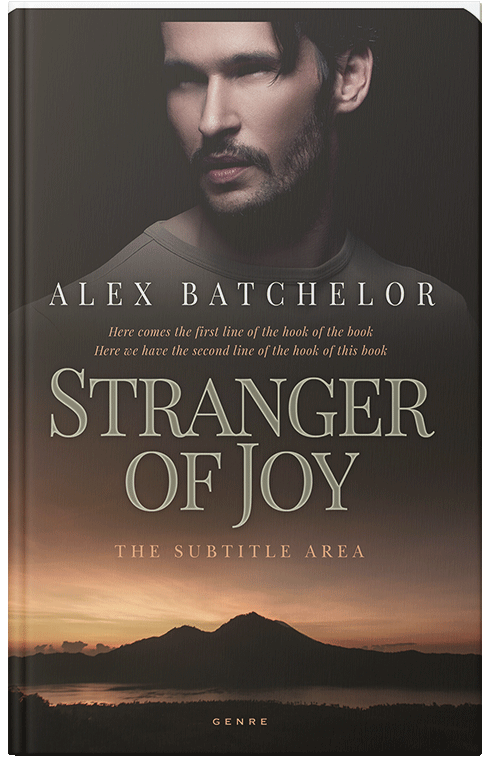 Front view of Premade Mystery & Thriller & Suspense Book Cover - Taupe