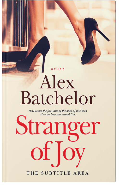 Front view of Premade Teen & Young Adult Book Cover - Citrine White