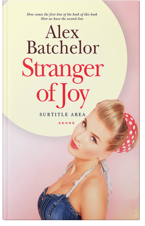 Front view of Premade Literary Fiction Book Cover - Albescent White