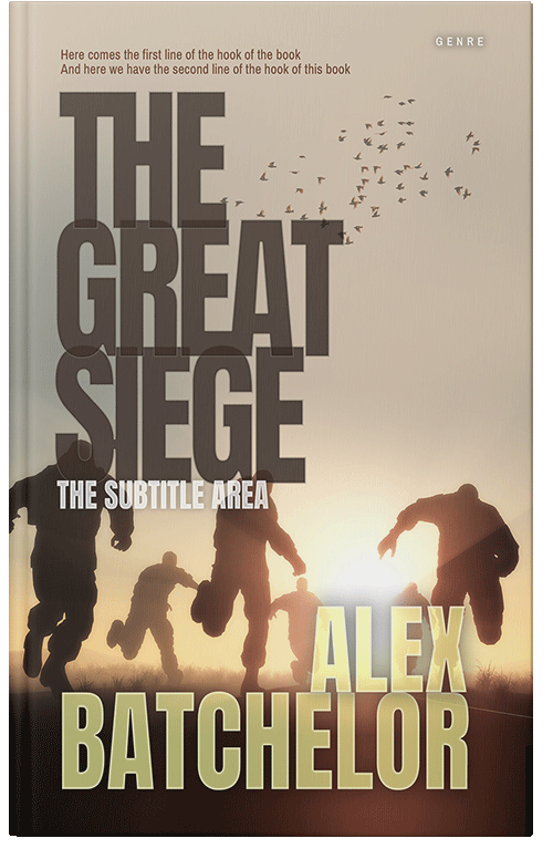 Front view of Premade Action & Adventure Book Cover - Akaroa