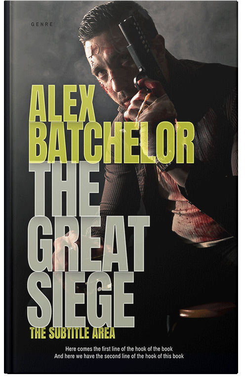 Front view of Premade Mystery & Thriller & Suspense Book Cover - Cod Gray