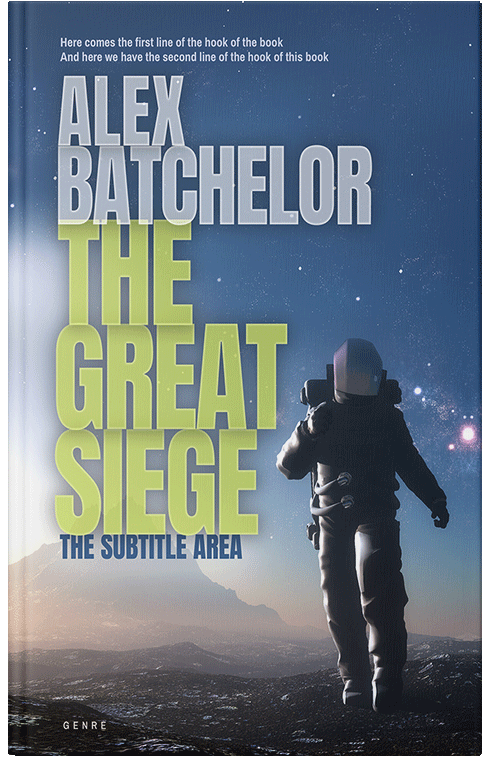 Front view of Premade Science Fiction Book Cover - East Bay