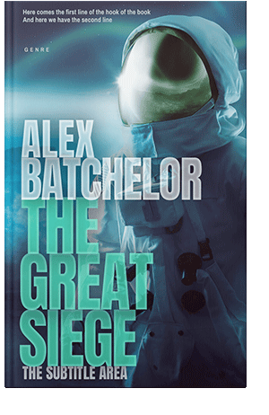 Pre Made Book Cover Pickled Bluewood