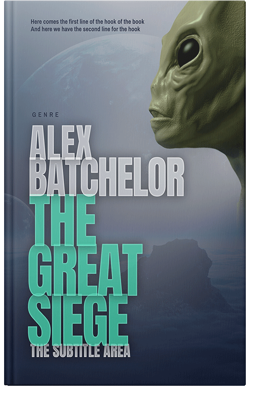 Front view of Premade Science Fiction Book Cover - Nevada