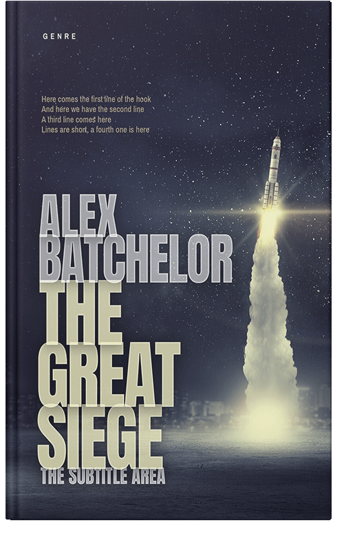 Front view of Premade Science Fiction Book Cover - Ebony Clay