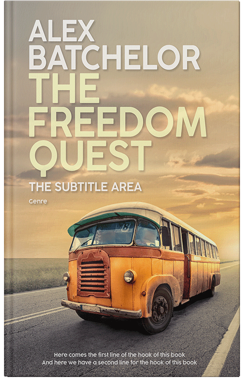 Front view of Premade Travel Book Cover - Indian Khaki