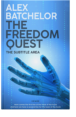 Pre Made Book Cover Picton Blue