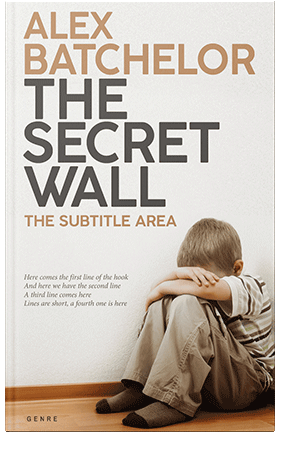 Pre Made Book Cover English Walnut