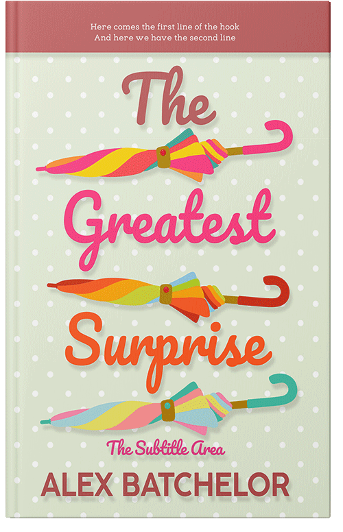 Front view of Premade Chick Lit Book Cover - Roman