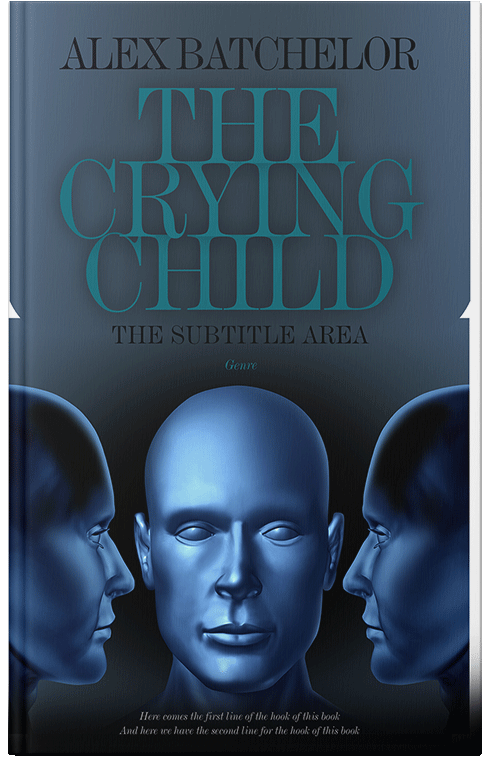 Front view of Premade Business Book Cover - Cloud Burst