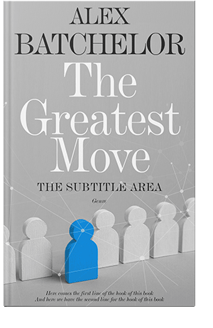 Pre Made Book Cover Silver