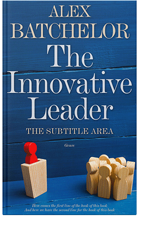 Pre Made Book Cover Catalina Blue