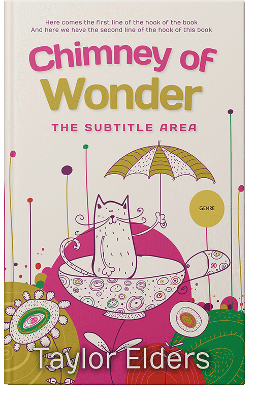 Front view of Premade Chick Lit Book Cover - Pampas